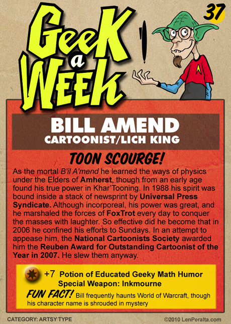 Geek A Week Challenge #37: Bill Amend back