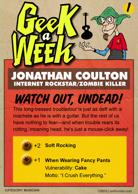 Geek A Week Challenge #1: Jonathan Coulton back