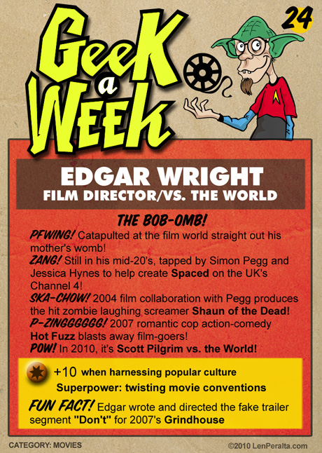 Geek A Week Challenge #24: Edgar Wright back