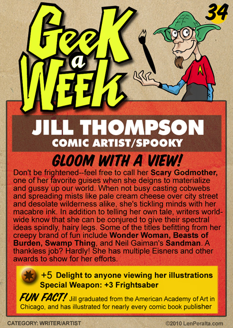 Geek A Week Challenge #34: Jill Thompson back