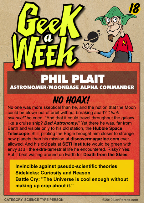 Geek A Week Challenge #18: Phil Plait back