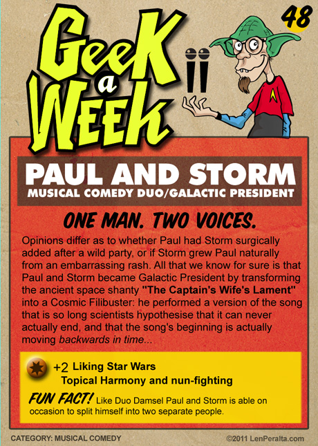 Geek A Week Challenge #48: Paul And Storm back