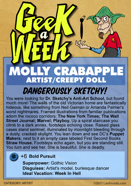 Geek A Week 2.0: Molly Crabapple back