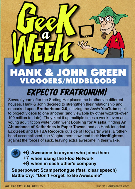 Geek A Week 2.0: Hank and John Green back
