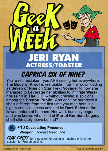 Geek A Week 2.0: Jeri Ryan back