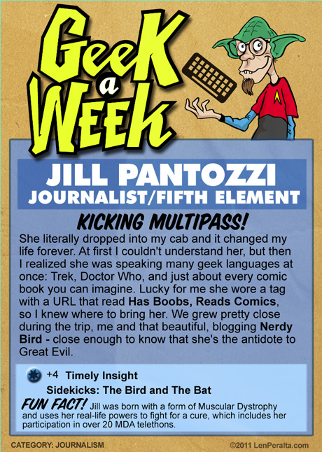 Geek A Week 2.0: Jill Pantozzi back