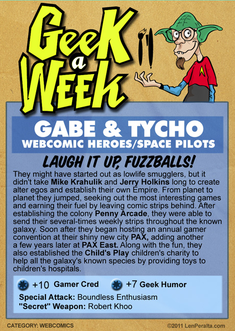 Geek A Week 2.0: Gabe and Tycho back