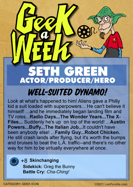 Geek A Week 2.0: Seth Green back