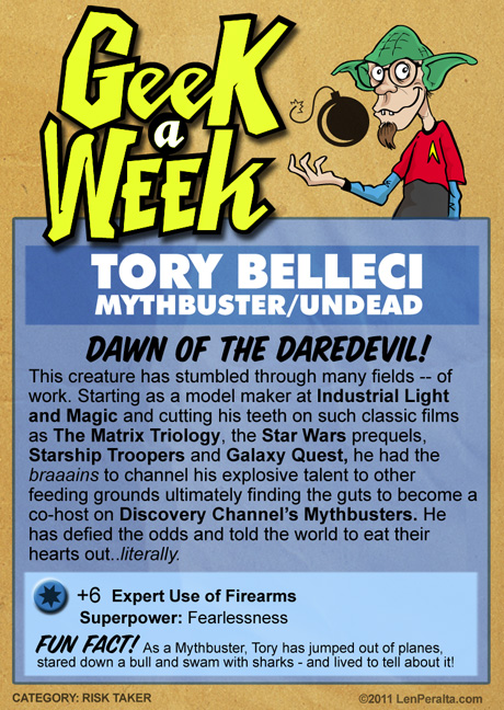 Geek A Week 2.0: Tory Belleci back
