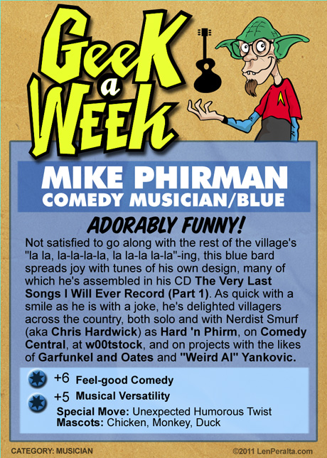 Geek A Week 2.0: Mike Phirman back