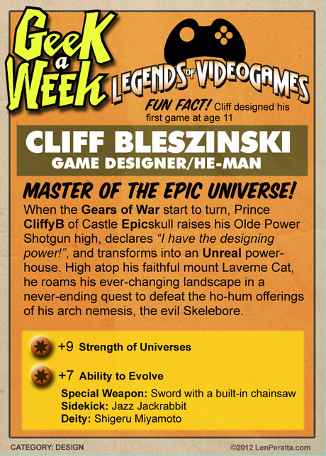 Legends of Videogames: Cliff Bleszinski back