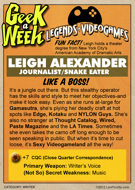 Legends of Videogames: Leigh Alexander back