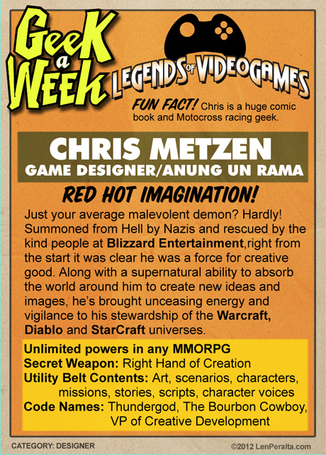 Legends of Videogames: Chris Metzen back