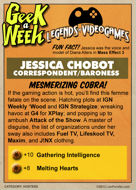 Legends Of Videogames: Jessica Chobot back