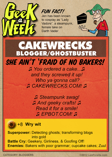 Geek A Week One-Offs: Cakewrecks back