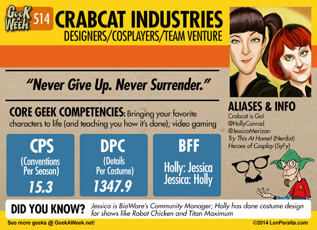 Geek A Week: Year Five Two: CrabCat back