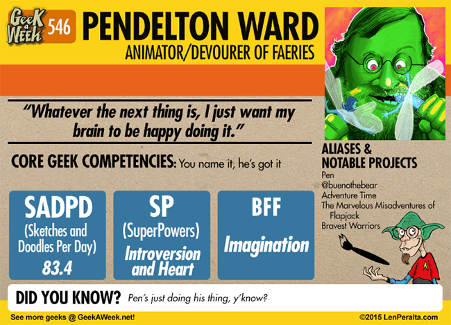 Geek A Week: Year Five Two: Pendelton Ward back